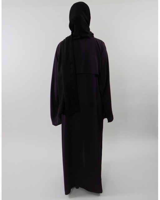 Amani’s Deep Purple Neda Long Sleeve Maxi Jacket