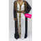 Saadat Black And Gold Moroccan Kaftan