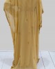 Sabha Gold Cape Moroccan Kaftan