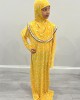 Amani's Little Girl Tuscany Yellow One Piece Slip On Prayer Dress