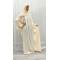 Amani's Plain Cotton Stretch One Piece Islamic Prayer Dress - Cream