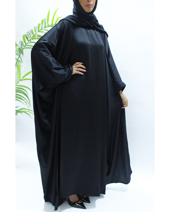 Black Farasha Abaya Set