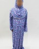 Girls One Piece Prayer Dress - Light Blue