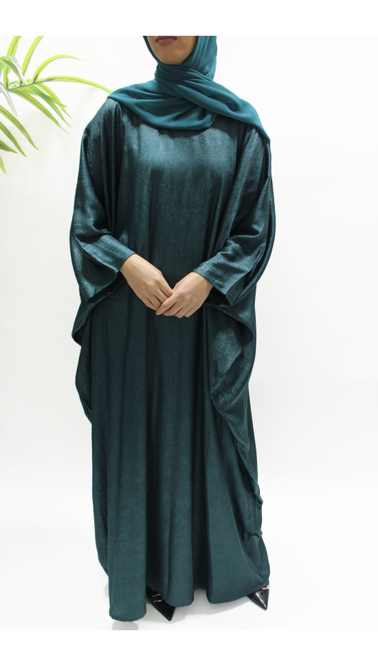 Premium Teal Farasha Abaya