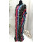 Floral Print Baati Dress - Black