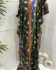 Floral Print Baati Dress - Green