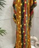 Floral Print Baati Dress - Orange