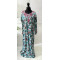 Little Girls Mukhawar Dress - Burgundy Floral Print