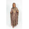 Farasha Style Four Piece Abaya Set - Dusty Pink