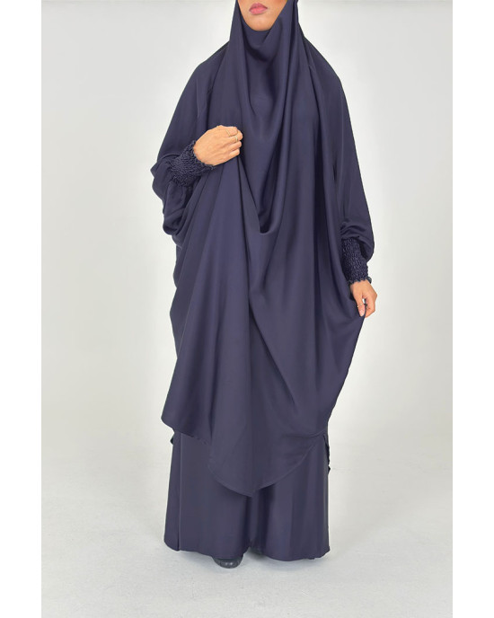 New Two-Piece Jilbab Set - Slate Grey