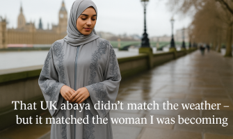 That UK abaya didn’t match the weather - but it matched the woman I was becoming