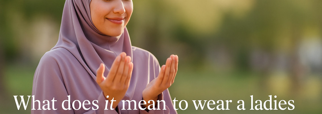 What does it mean to wear a ladies abaya when I’m still learning how to be a woman in faith?