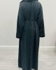 Amani's Black Open Abaya