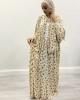 Buttermilk Yellow One Piece Prayer Dress With Attached Scarf
