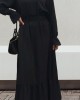 BLACK MAXI DRESS - Long Sleeve Maxi Dresses - DRESS2021