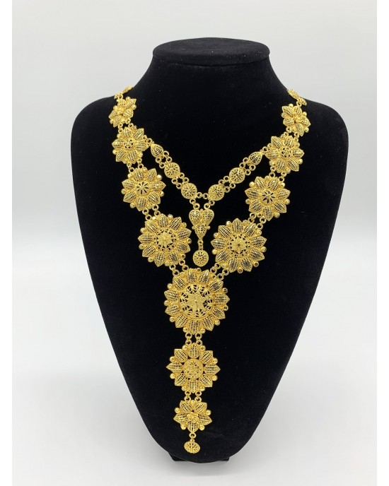 Bahar - Indian 22K Gold Plated Bridal Set - Jewellery sets - STYLE 206