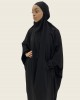 Amani’s One-Piece Black Overhead  Jilbab / Burka with Pockets