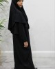 Amani's Abaya And Khimar Set - Black