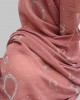 Amal Occasion Hijab - Blush - Scarf - Occasion Hijabs - HIJ631