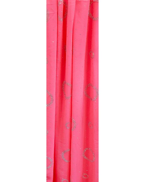 Amal Occasion Hijab - Bright Coral - Scarf - Occasion Hijabs - HIJ632