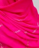 Crystal Embellishment Esmi Occasion Hijab - Hot Pink - Scarf - Occasion Hijabs - HIJ638