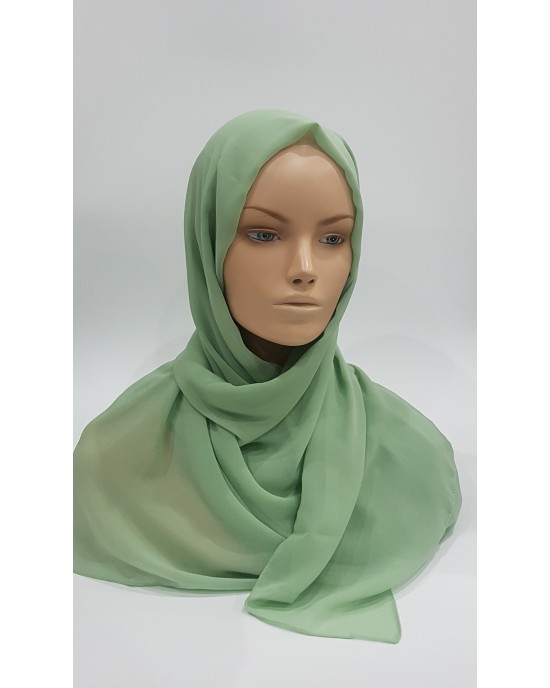 Georgette Hijab - Seafoam - Scarf - Everyday Hijabs - HIJ602