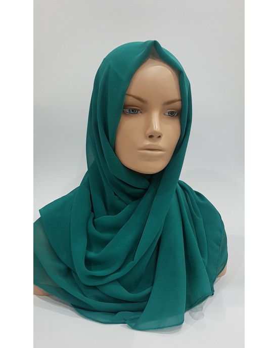 Elegant Soft Georgette Hijab - Indian Ocean - Scarf - Everyday Hijabs - HIJ600