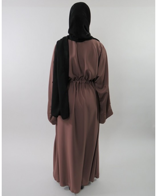 Amani’s Stylish Beaded Abaya Style UK - Abayas - Abaya062