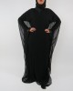 Amani’s Black Farasha Style Abaya UK - Abayas - Abaya108