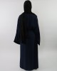Amani’s Stylish Navy Blue Beaded Abaya Style UK - Abayas - Abaya061
