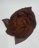 Amani’s Lightweight Chocolate Georgette Scarf Crepe – Hijab Style UK - Everyday Hijabs - Hijab046