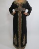 Amani’s Long Sleeve Black Moroccan Occasion Kaftan – Caftan Maxi Dress Styles UK - Occasion Kaftans - Kaftan034