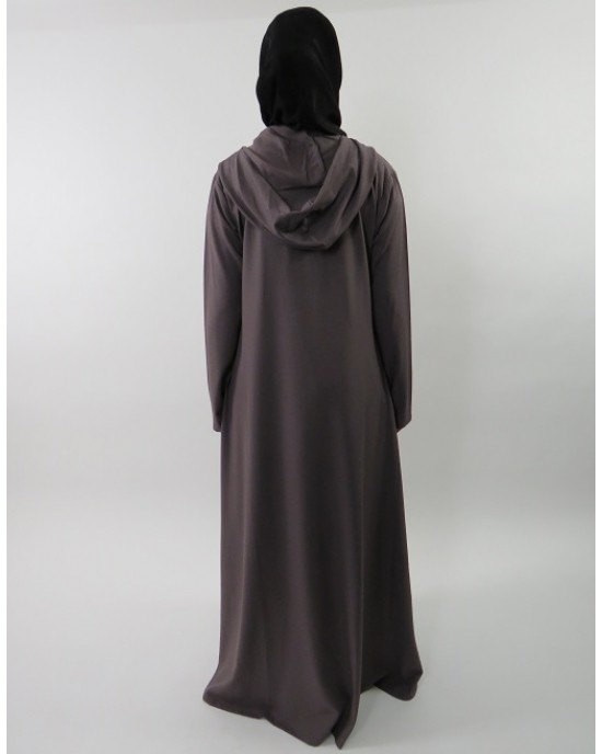 Amani’s A-line Hoody Long Sleeve Maxi Dress – Abaya Style UK - CLEARANCE - HoodyMaxiDress002