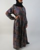 Amani’s Purple Long Sleeve Open Maxi Dress Style UK - Long Sleeve Maxi Dresses - MaxiDress003