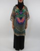 Amani’s Top and Black Jersey Maxi Dress Style UK - Long Sleeve Maxi Dresses - ChiffonDress004