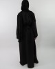 Amani’s Dark Brown Long Sleeve Wrap Around Maxi Jacket – Dress Style UK - Jackets - Jacket002