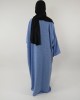 Amani’s Full Length Long Sleeve Maxi Kimono Jacket – Coat Style UK - Kimono Jackets - Abaya Overcoats - KimonoJacket020