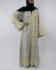 Amani’s Full Length Long Sleeve Maxi Kimono Jacket – Coat Style UK - Kimono Jackets - Abaya Overcoats - KimonoJacket013
