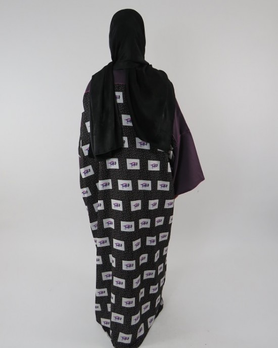 Amani’s Full Length Long Sleeve Maxi Kimono Jacket – Coat Style UK - Kimono Jackets - Abaya Overcoats - KimonoJacket010