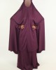 Amani’s 2 Piece Purple Jersey Stretch Overhead Jilbab – Burka – Burqa Style UK - Burqa - Jilbabs - Burka - Jilbab004